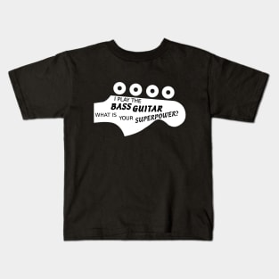 Bass superpower Kids T-Shirt